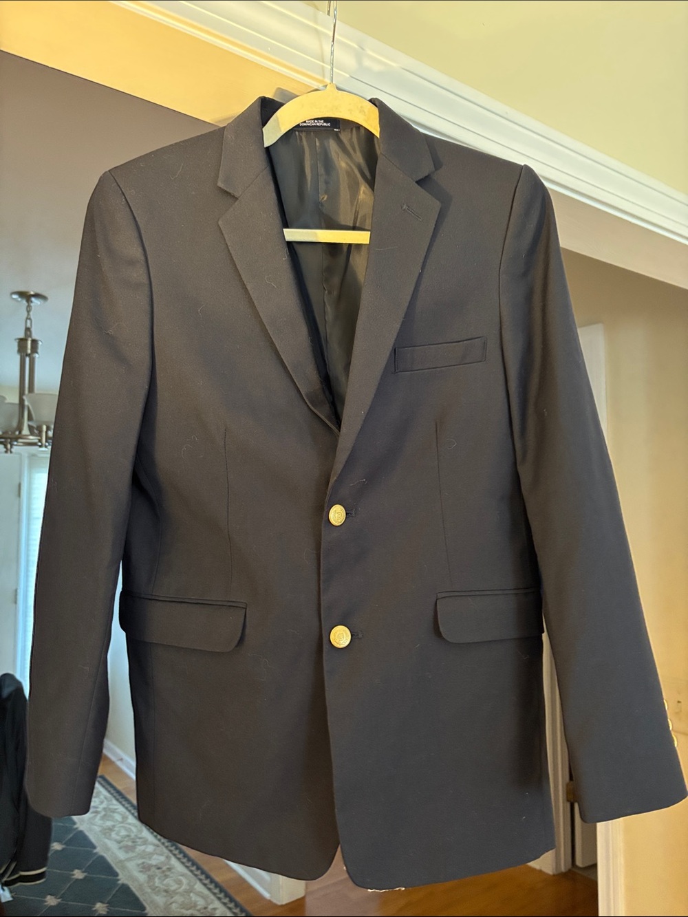 Jr. Classic Preppy Chaps Navy Blue Blazer